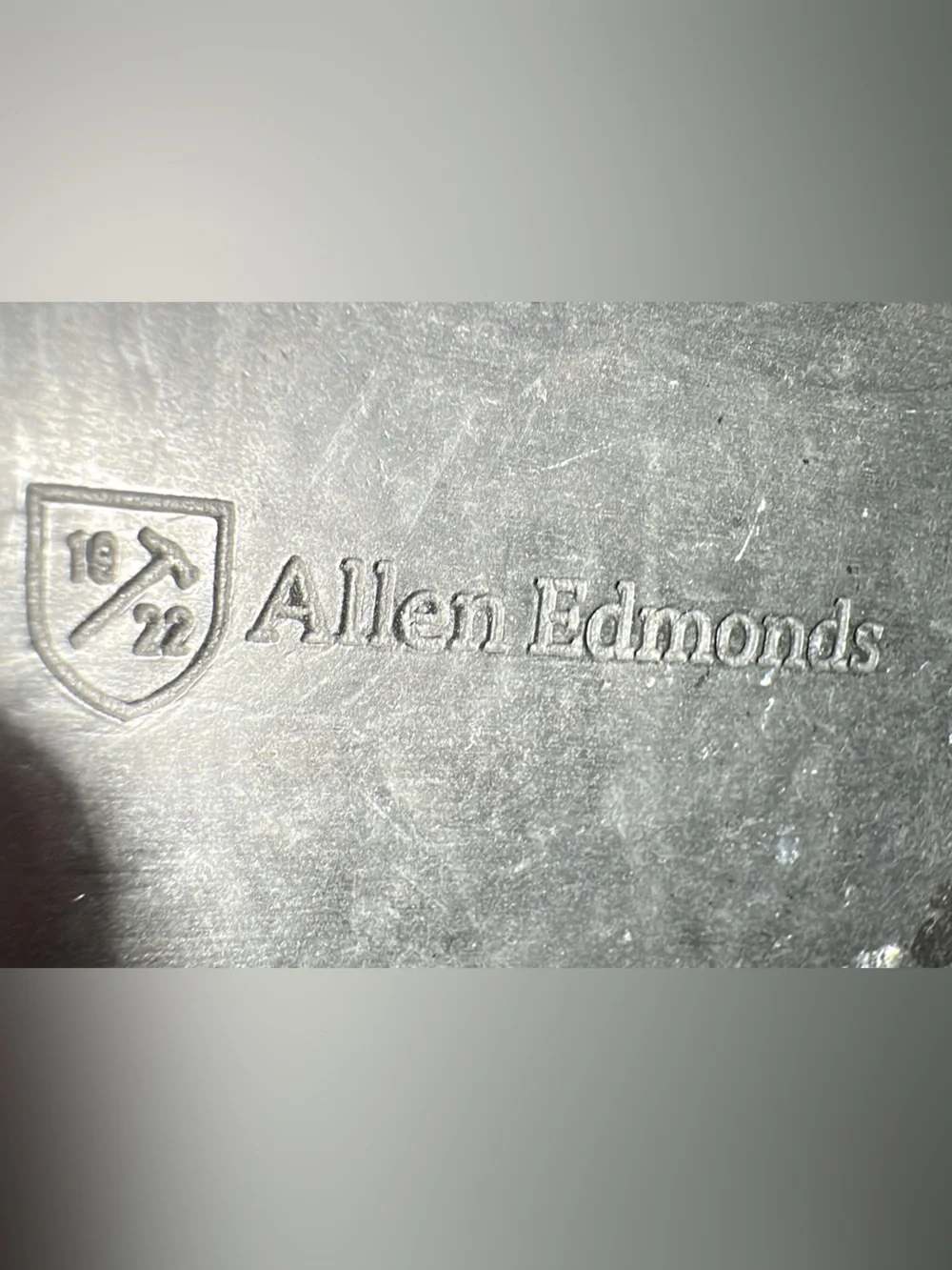 Allen Edmonds pebbled leather